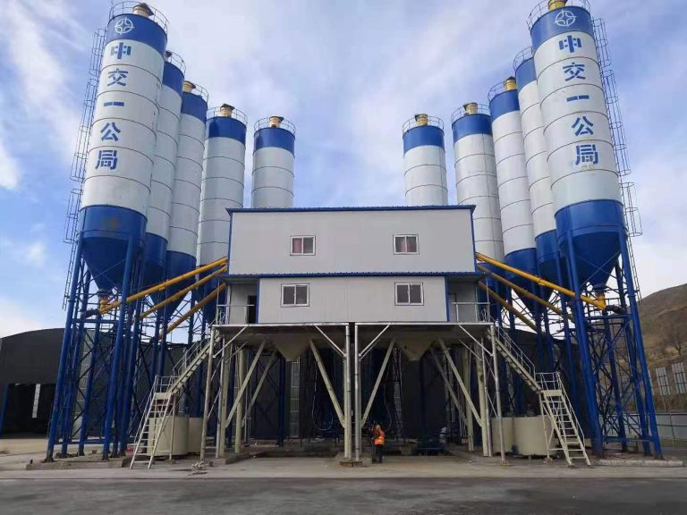 Concrete batching plant Turnkey concrete batching plant project with site commissioning