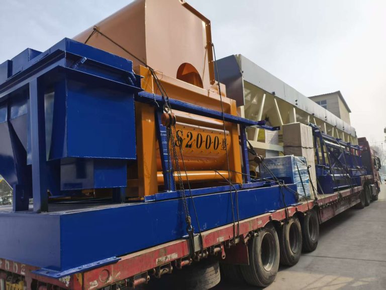 HZS120 concrete batching plant specification and price